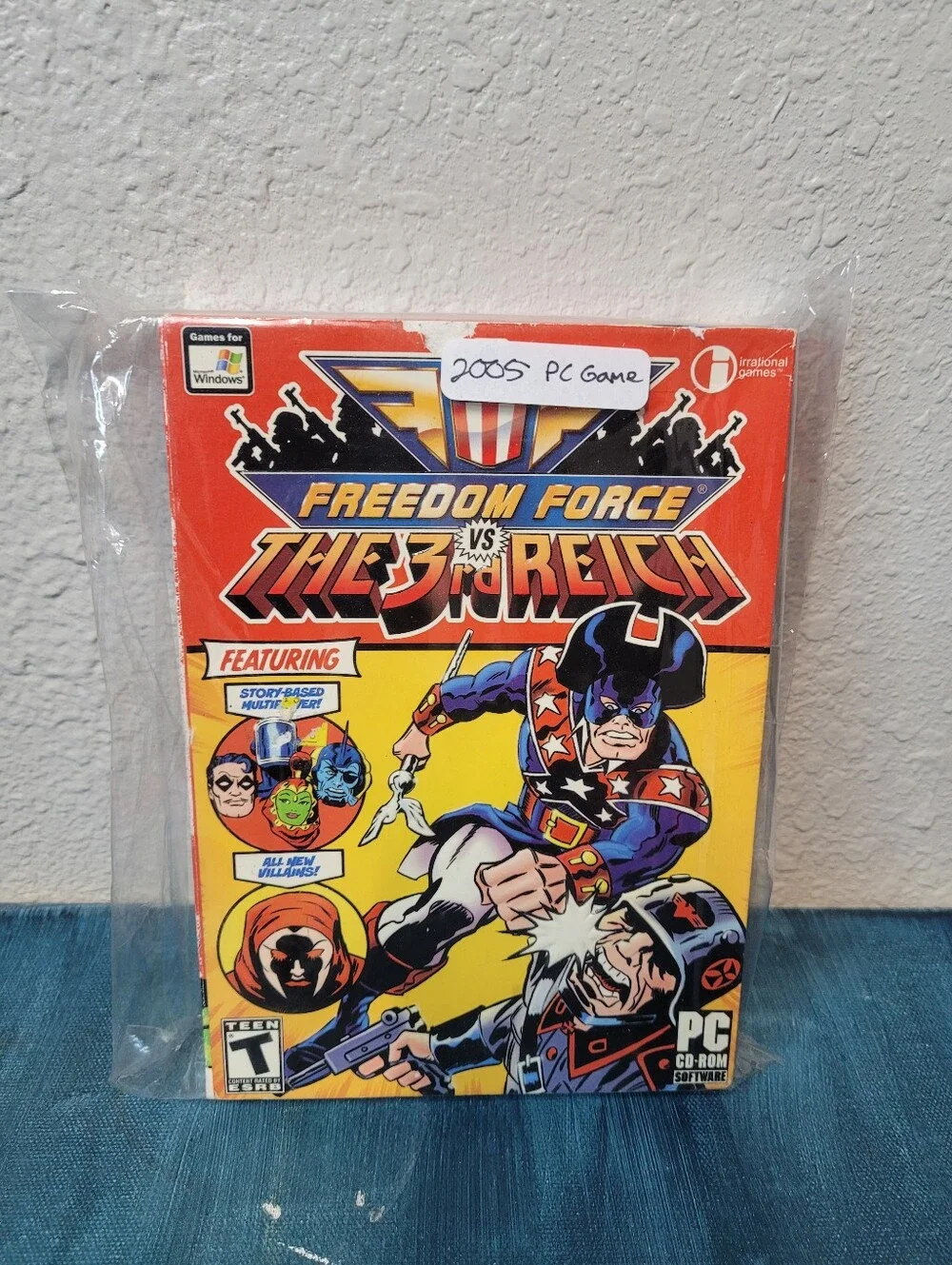 Freedom Force Vs The 3rd Reich 2005 PC Game Pre Owned Nice